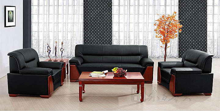 Office Sofa|Traditional Leather Sofa|Office Furniture|Traditional Leather Sofa|真皮沙发 CG-CTZPSF-02