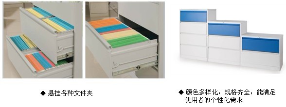 钢制家具|抽屉柜、卡箱|办公家具|横向四抽柜|文件柜