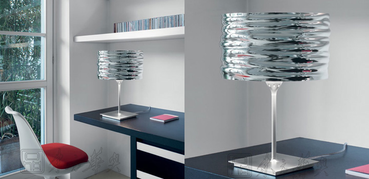 现代经典灯饰|台灯|办公家具|水波纹台灯
