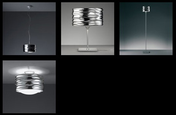 现代经典灯饰|台灯|办公家具|水波纹台灯